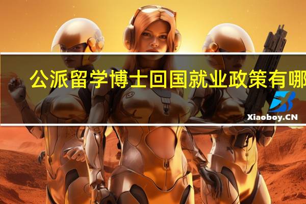 公派留学博士回国就业政策有哪些