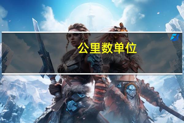 公里数单位