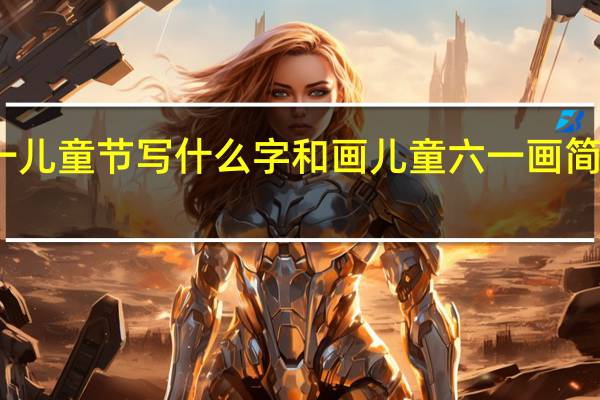 六一儿童节写什么字和画 儿童六一画简单又漂亮