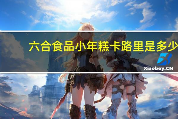 六合食品 小年糕卡路里是多少