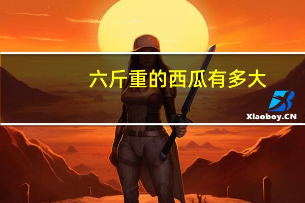六斤重的西瓜有多大