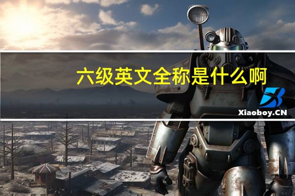 六级英文全称是什么啊