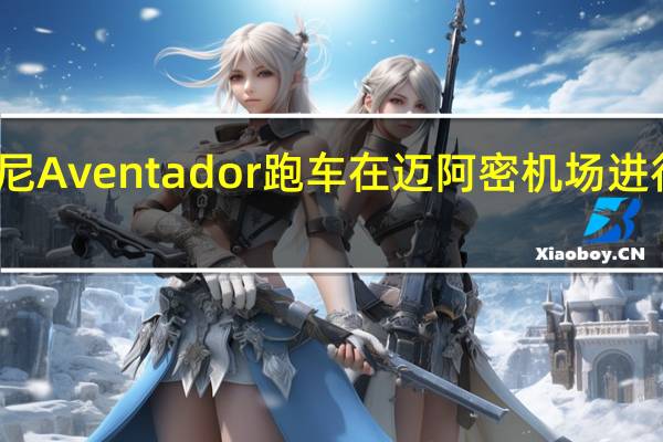 兰博基尼Aventador跑车在迈阿密机场进行了高速演示