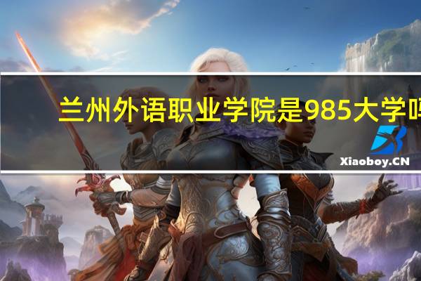 兰州外语职业学院是985大学吗