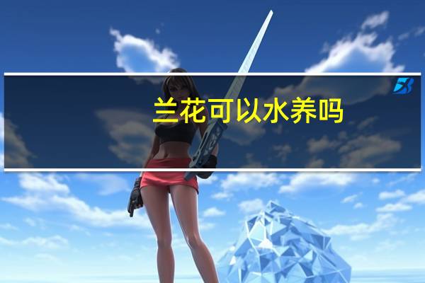 兰花可以水养吗