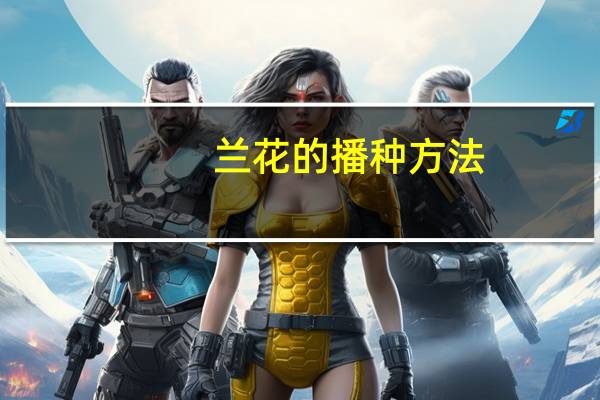 兰花的播种方法