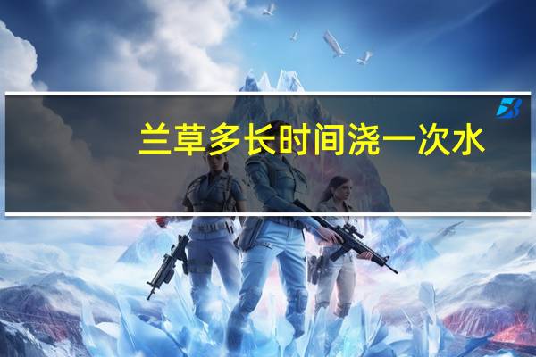 兰草多长时间浇一次水