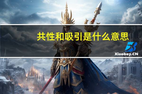 共性和吸引是什么意思