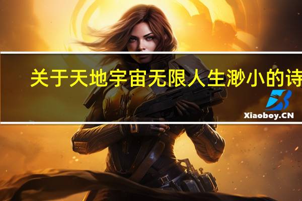 关于天地宇宙无限人生渺小的诗句