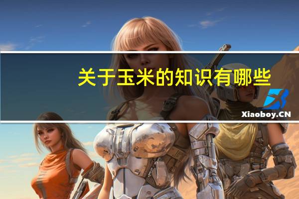 关于玉米的知识有哪些