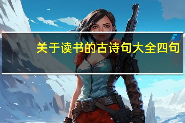 关于读书的古诗句大全四句（关于读书的古诗4句）