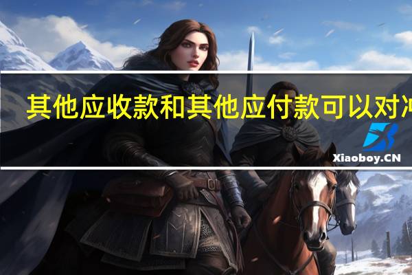 其他应收款和其他应付款可以对冲嘛（其他应收款和其他应付款可以对冲）