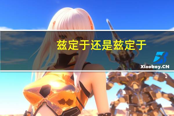 兹定于还是兹定于（兹定于什么意思）