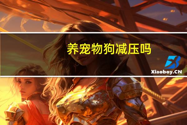 养宠物狗减压吗