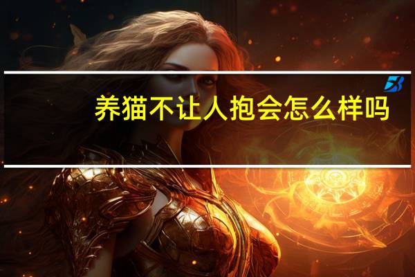 养猫不让人抱会怎么样吗