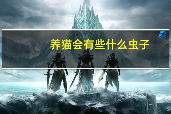 养猫会有些什么虫子