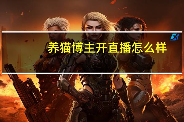 养猫博主开直播怎么样