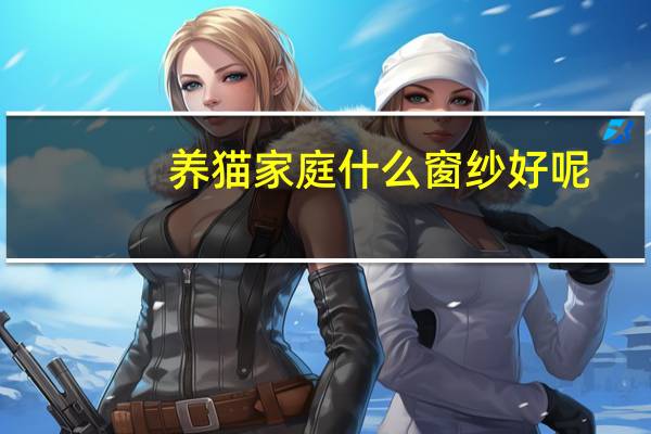 养猫家庭什么窗纱好呢