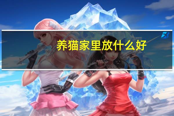 养猫家里放什么好
