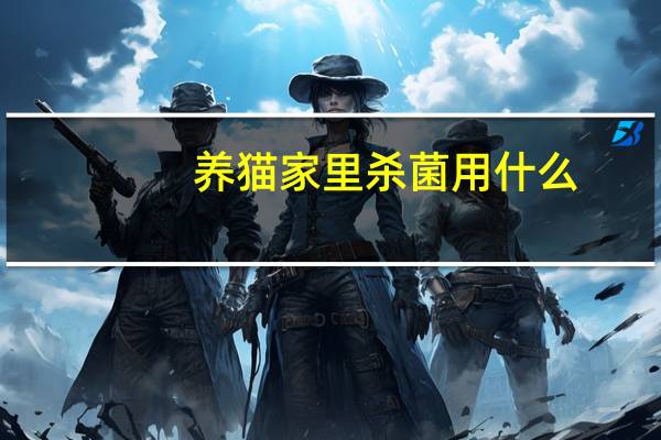 养猫家里杀菌用什么