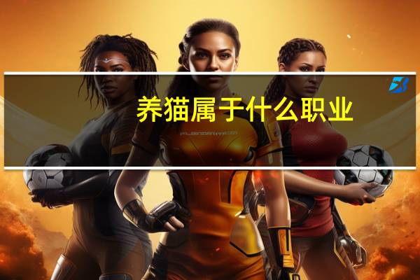 养猫属于什么职业
