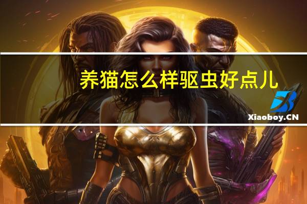 养猫怎么样驱虫好点儿