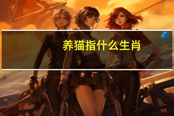 养猫指什么生肖