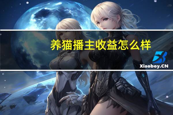 养猫播主收益怎么样