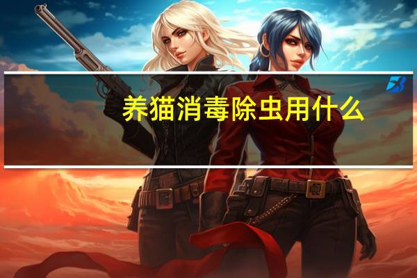 养猫消毒除虫用什么