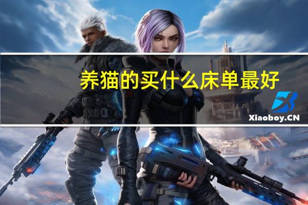 养猫的买什么床单最好