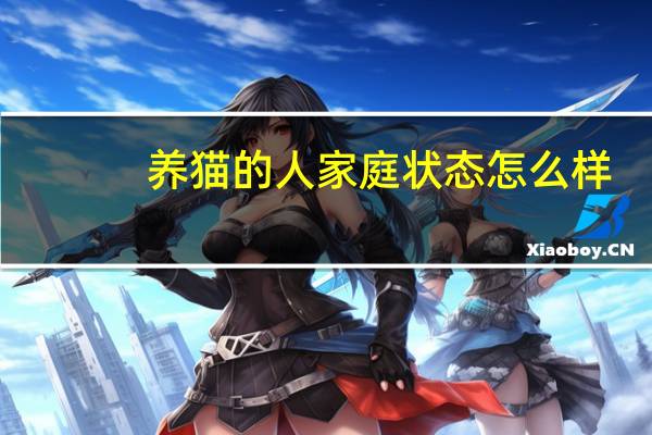 养猫的人家庭状态怎么样