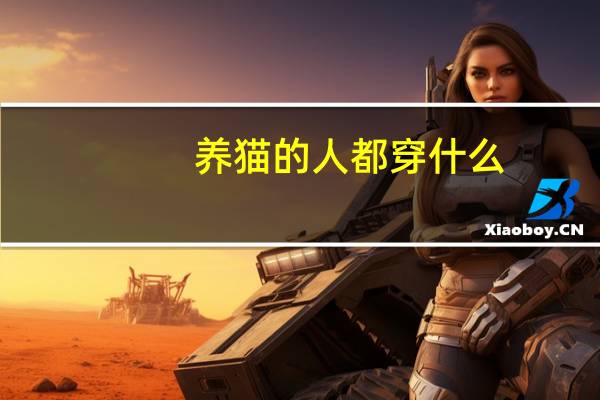 养猫的人都穿什么