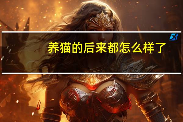 养猫的后来都怎么样了
