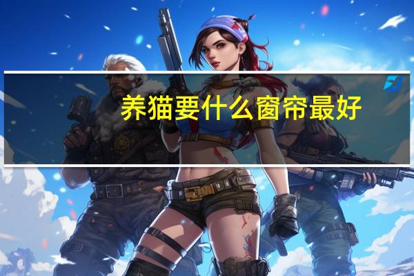 养猫要什么窗帘最好