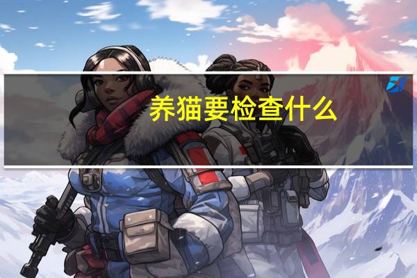 养猫要检查什么