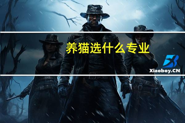 养猫选什么专业