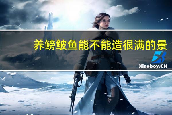 养鳑鲏鱼能不能造很满的景