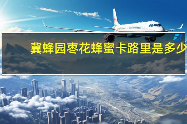 冀蜂园 枣花蜂蜜卡路里是多少