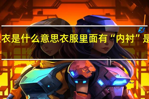 内上衣是什么意思 衣服里面有“内衬”是什么意思