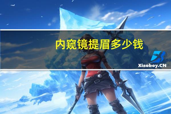 内窥镜提眉多少钱(内窥镜提眉能维持多久)