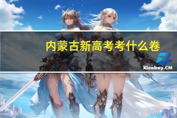 内蒙古新高考考什么卷