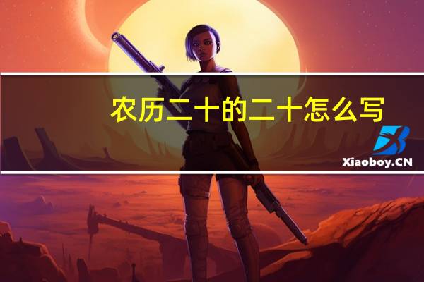 农历二十的二十怎么写（农历二十写廿还是二十）