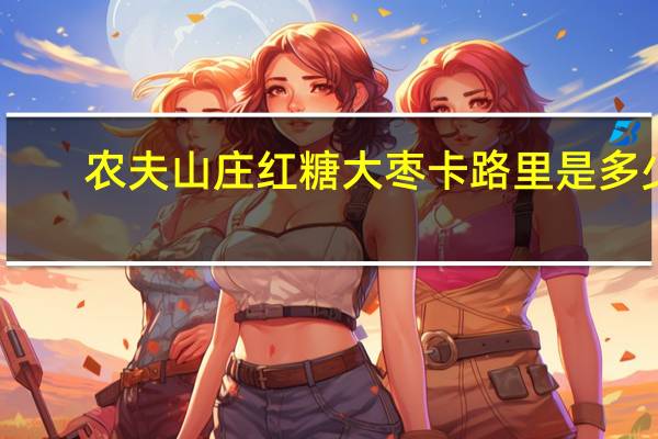 农夫山庄 红糖大枣卡路里是多少