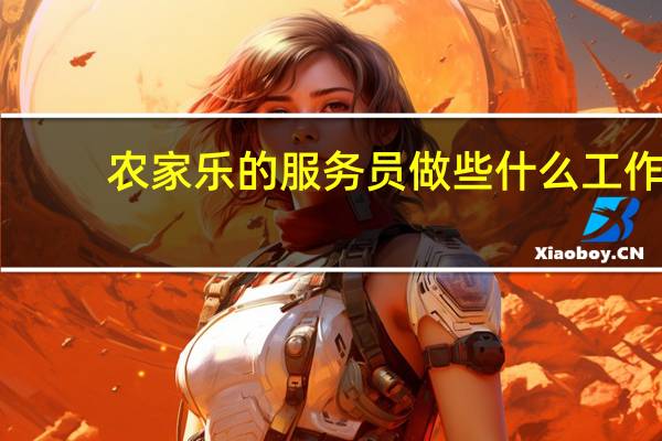 农家乐的服务员做些什么工作