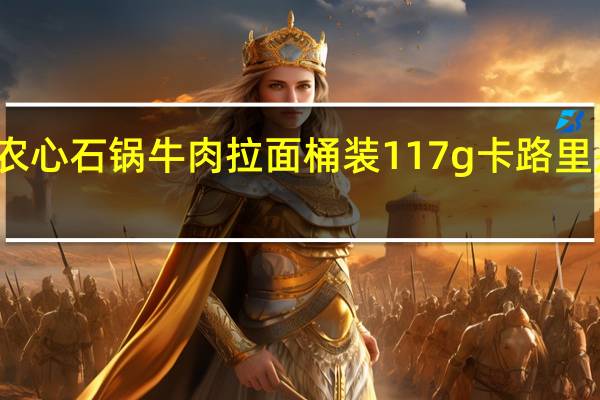 农心 石锅牛肉拉面 桶装117g卡路里是多少
