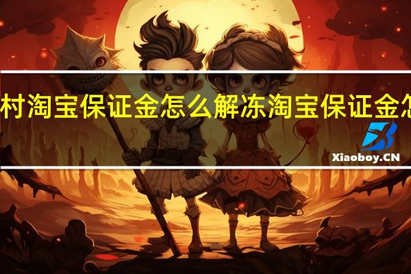 农村淘宝保证金怎么解冻 淘宝保证金怎么解冻