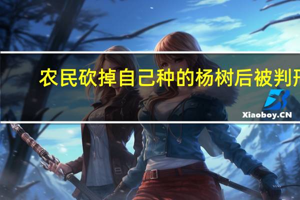 农民砍掉自己种的杨树后被判刑