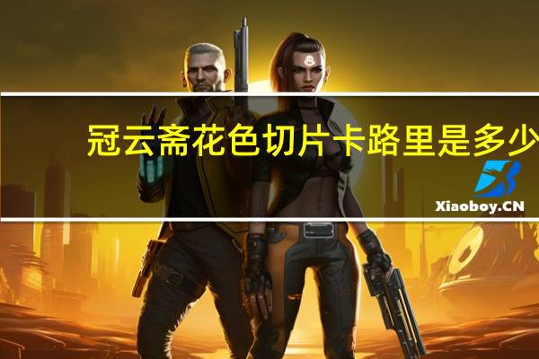 冠云斋花色切片卡路里是多少