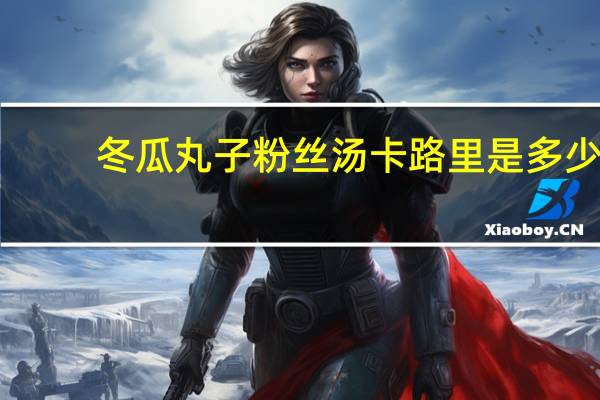 冬瓜丸子粉丝汤卡路里是多少
