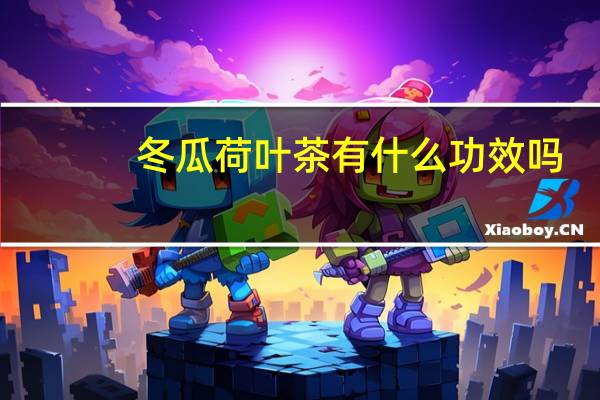 冬瓜荷叶茶有什么功效吗（冬瓜荷叶茶有什么作用）